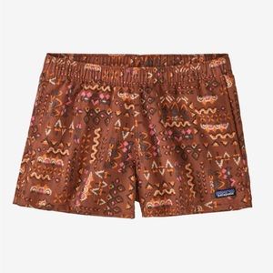 BNWT Patagonia Women's Barely Baggies Shorts - 2½" size L Sisu Brown